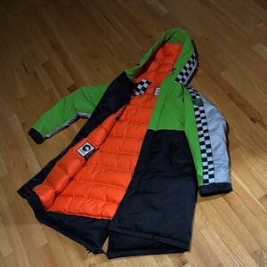 Jean Paul Gaultier- Bosideng goose down. Colorful Hooded Jacket